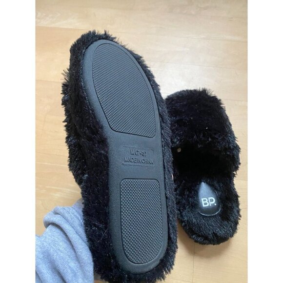 BP Slippers  "Fawn" adjustable Nordstrom black Womens Size Medium (7-8) - Picture 5 of 6